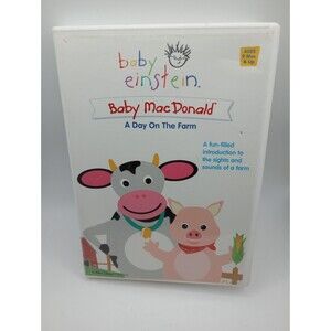 Baby Einstein MacDonald A Day on the Farm DVDs Educational Classical Music Gift